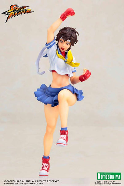 Street Fighter - Kasugano Sakura - Bishoujo Statue - Street Fighter x Bishoujo - 1/7 (Kotobukiya)