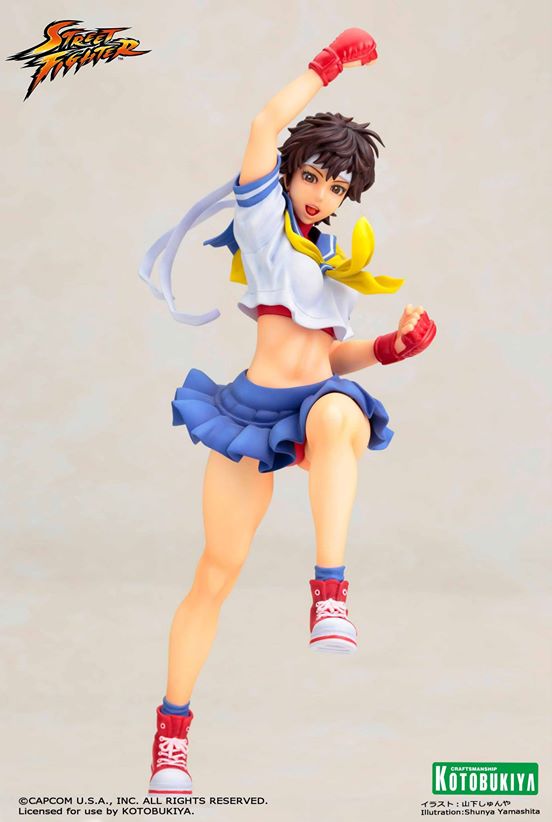 Street Fighter - Kasugano Sakura - Bishoujo Statue - Street Fighter x Bishoujo - 1/7 (Kotobukiya)