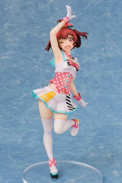 Tokyo 7th Sisters - Kasukabe Haru - 1/8 - H-A-J-I-M-A-R-I-U-T-A-!! Ver. (Aquamarine)