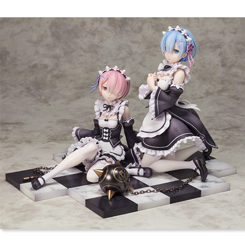 Re:Zero Kara Hajimeru Isekai Seikatsu - Ram - Rem - 1/8 (Ascii Media Works, Emontoys, Revolve)