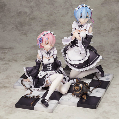 Re:Zero Kara Hajimeru Isekai Seikatsu - Ram - Rem - 1/8 (Ascii Media Works, Emontoys, Revolve)