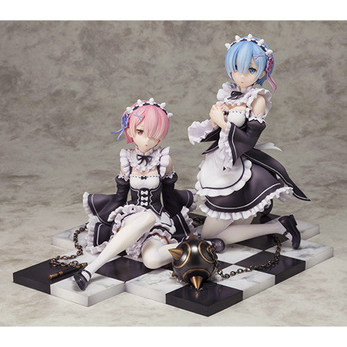 Re:Zero Kara Hajimeru Isekai Seikatsu - Ram - Rem - 1/8 (Ascii Media Works, Emontoys, Revolve)