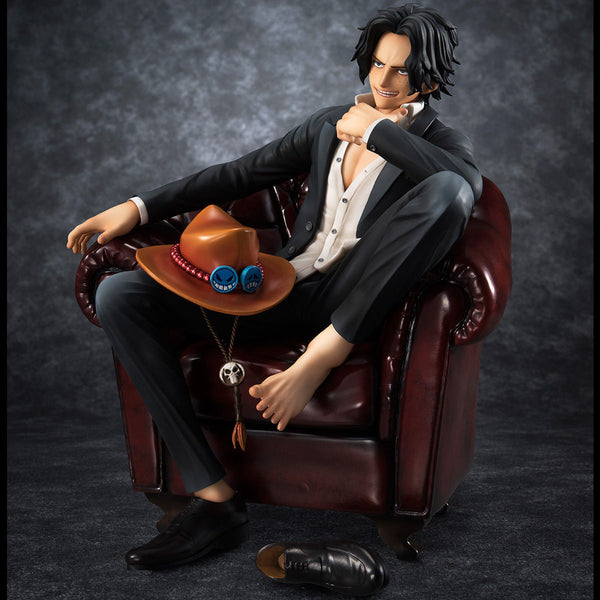 One Piece - Portgas D. Ace - Excellent Model - Portrait Of Pirates Limited Edition - Portrait of Pirates SOC - 1/8 (MegaHouse)