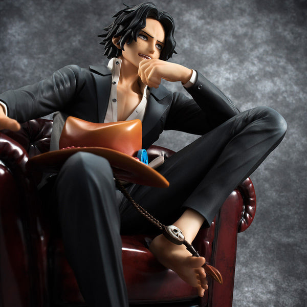 One Piece - Portgas D. Ace - Excellent Model - Portrait Of Pirates Limited Edition - Portrait of Pirates SOC - 1/8 (MegaHouse)