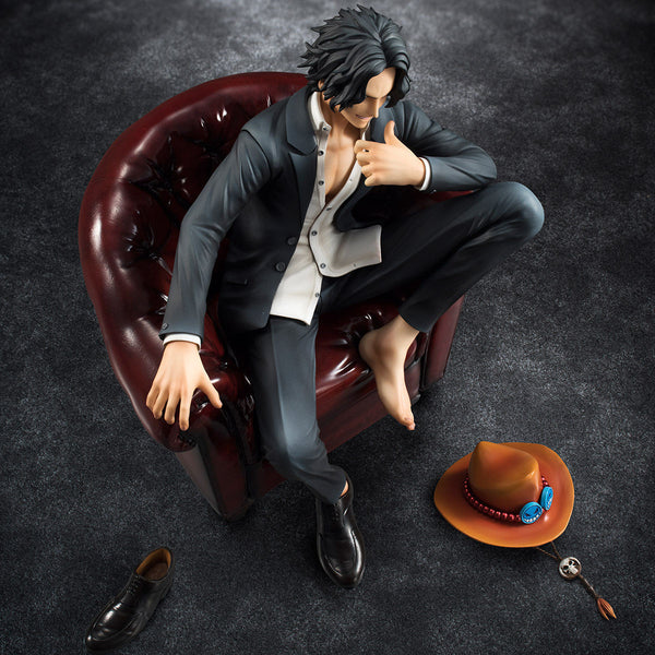 One Piece - Portgas D. Ace - Excellent Model - Portrait Of Pirates Limited Edition - Portrait of Pirates SOC - 1/8 (MegaHouse)