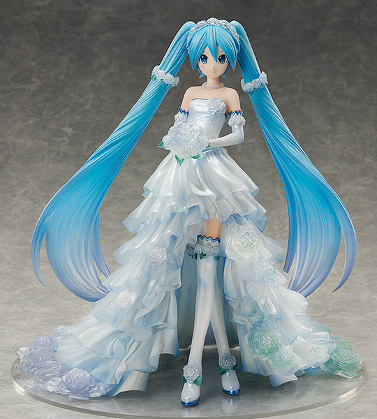 Vocaloid - Hatsune Miku - 1/7 - Wedding Dress ver. (FREEing)