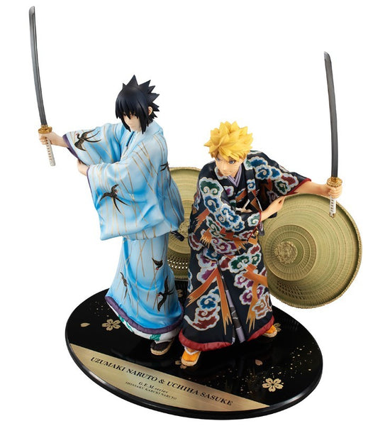 Naruto -Kabuki- - Uzumaki Naruto - Uchiha Sasuke - G.E.M. - Kabuki Edition (MegaHouse)