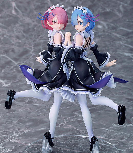 Re:Zero Kara Hajimeru Isekai Seikatsu - Ram - Rem - 1/7 - Twins Ver. (Good Smile Company, Wings Inc.)