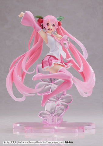Vocaloid - Hatsune Miku - Taito Kuji - Taito Kuji Honpo Sakura Miku (A Prize) - Sakura, Jump ver. (Taito)