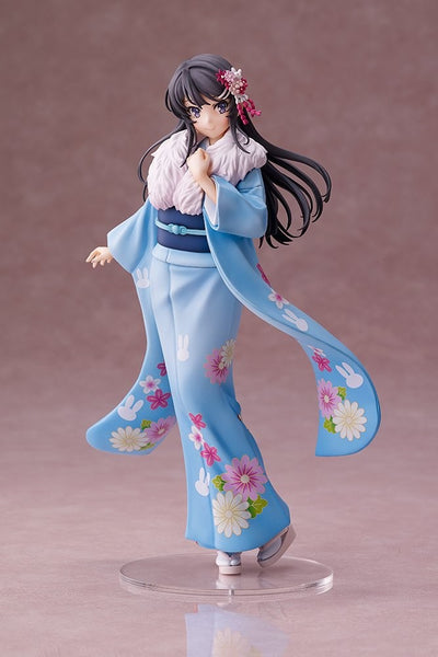 Seishun Buta Yarou wa Bunny Girl Senpai no Yume wo Minai - Sakurajima Mai - 1/7 - Kimono Ver. (Aniplex, Wing)