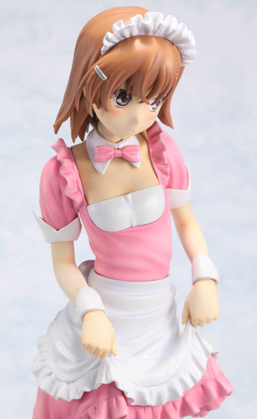 To Aru Kagaku no Railgun - Misaka Mikoto - 4-Leaves - 1/6 - Maid ver. Pink ver. (Kotobukiya)