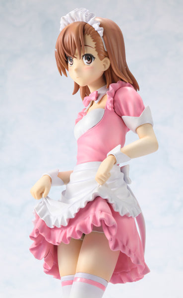 To Aru Kagaku no Railgun - Misaka Mikoto - 4-Leaves - 1/6 - Maid ver. Pink ver. (Kotobukiya)