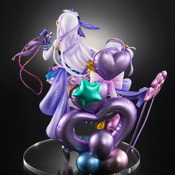 Re:Zero kara Hajimeru Isekai Seikatsu - Emilia - Puck - Shibuya Scramble Figure - 1/7 - Idol Ver (Alpha Satellite, eStream)