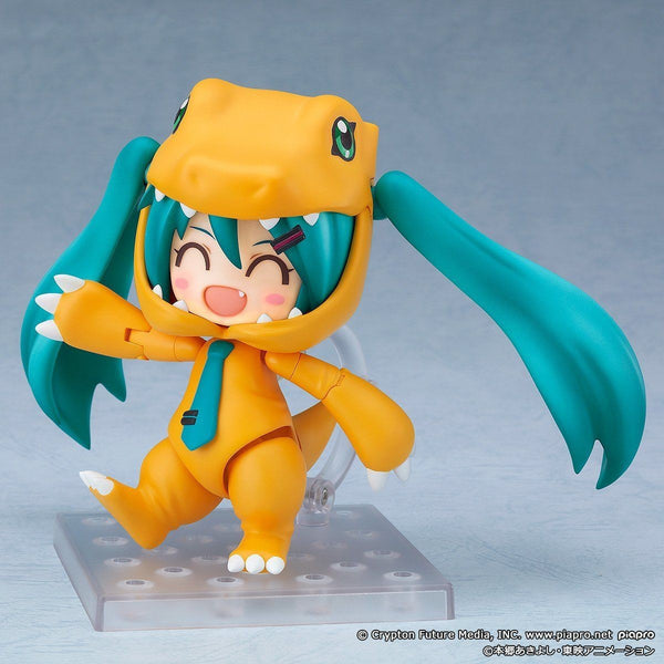Digimon Adventure - Vocaloid - Hatsune Miku - Nendoroid (#1439) - Kigurumi Agumon Ver. (Good Smile Company, Plex)