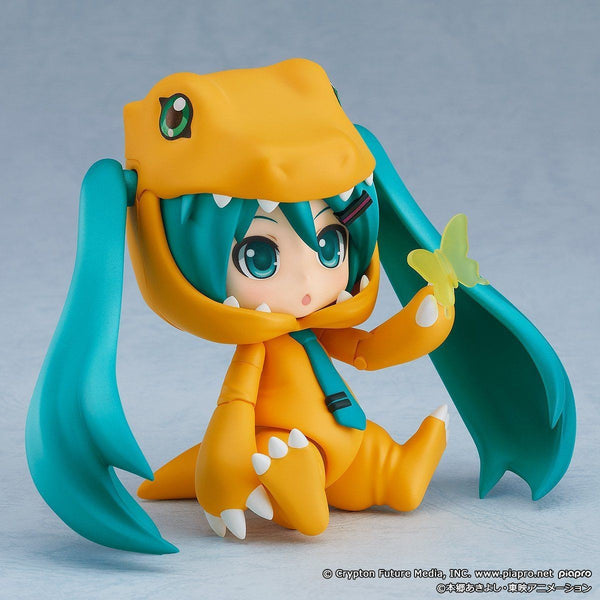 Digimon Adventure - Vocaloid - Hatsune Miku - Nendoroid (#1439) - Kigurumi Agumon Ver. (Good Smile Company, Plex)