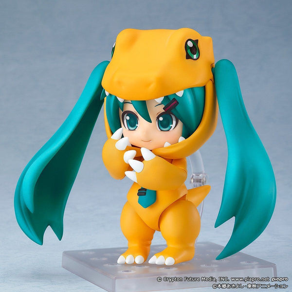Digimon Adventure - Vocaloid - Hatsune Miku - Nendoroid (#1439) - Kigurumi Agumon Ver. (Good Smile Company, Plex)