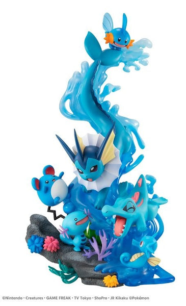 Pocket Monsters - Maril - Mizugorou - Showers - Tattu - Upah - Waninoko - G.E.M. EX - Mizu Type Dive to Blue (MegaHouse)