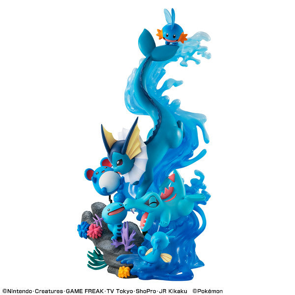Pocket Monsters - Maril - Mizugorou - Showers - Tattu - Upah - Waninoko - G.E.M. EX - Mizu Type Dive to Blue (MegaHouse)