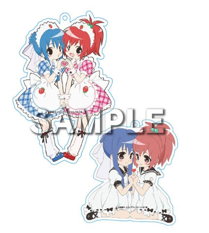 Strawberry Panic! - Aoi Nagisa - Suzumi Tamao - Acrylic Keychain (Kadokawa, Village Vanguard)