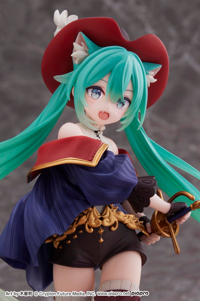 Piapro Characters - Hatsune Miku - Hatsune Miku Wonderland Figure - Nagagutsu o Haita Neko (Taito)