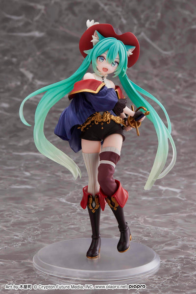 Piapro Characters - Hatsune Miku - Hatsune Miku Wonderland Figure - Nagagutsu o Haita Neko (Taito)