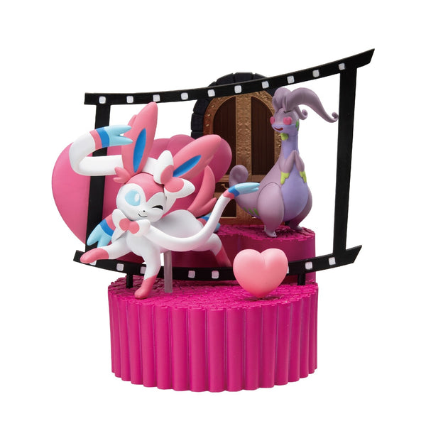 Pocket Monsters - Numelgon - Nymphia - Diorama Figure - Midnight Agent -the cinema- (Pokémon Center)
