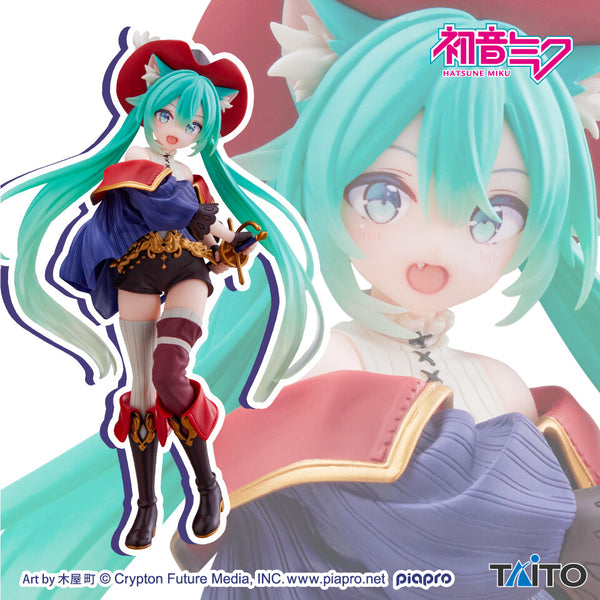 Piapro Characters - Hatsune Miku - Hatsune Miku Wonderland Figure - Nagagutsu o Haita Neko (Taito)