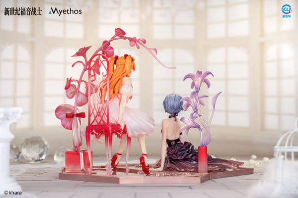 Shin Seiki Evangelion: Rei Ayanami & Asuka Langley 1/7 (Whisper of Flower Ver.) [Myethos]