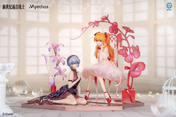 Shin Seiki Evangelion: Rei Ayanami & Asuka Langley 1/7 (Whisper of Flower Ver.) [Myethos]