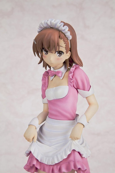 To Aru Kagaku no Railgun - Misaka Mikoto - 4-Leaves - 1/6 - Maid ver. Pink ver. (Kotobukiya)