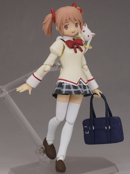 Mahou Shoujo Madoka☆Magica - Kaname Madoka - Kyuubey - Figma (#SP-039) - Tokuten - School Uniform ver. (Max Factory)