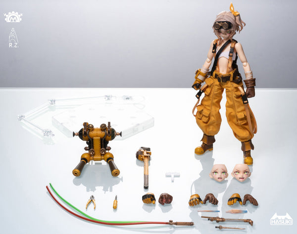 Original - pocket art Series (PA007) - Mechanic Fiona - 1/12 (Hasuki)