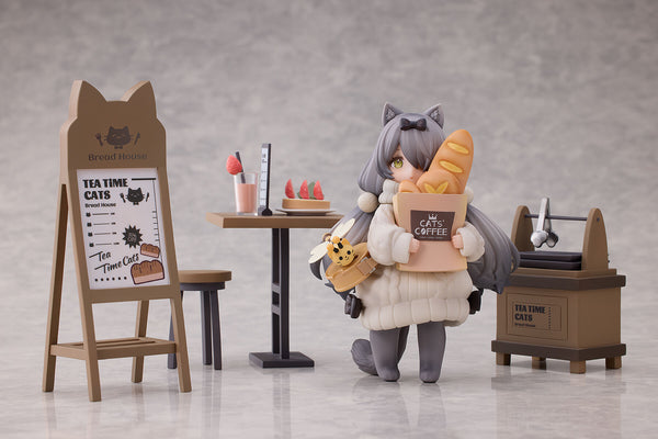 Original - DLC Series - Tea Time Cats - Clerk Cat - Customer Cat - Meow Town "Bread House" (Ribose)