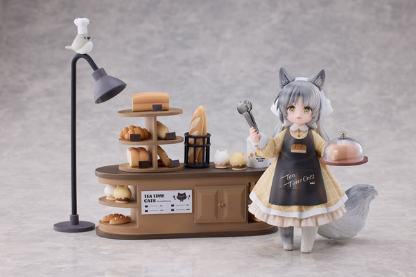 Original - DLC Series - Tea Time Cats - Clerk Cat - Customer Cat - Meow Town "Bread House" (Ribose)
