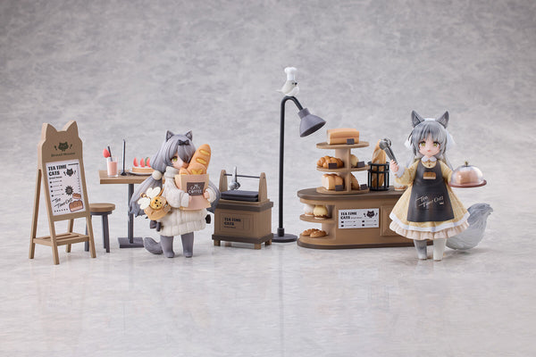 Original - DLC Series - Tea Time Cats - Clerk Cat - Customer Cat - Meow Town "Bread House" (Ribose)