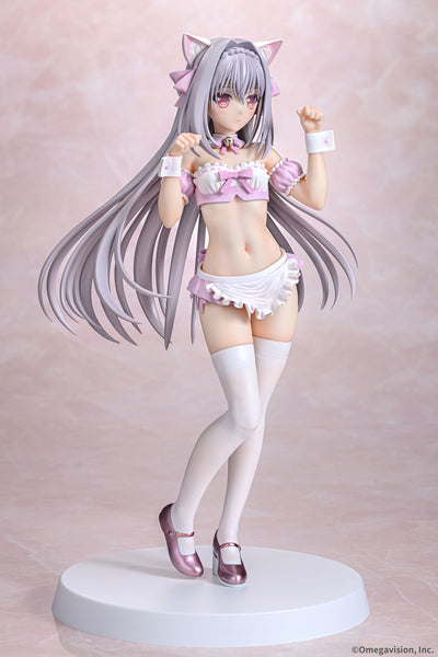 Tsuki ni Yorisou Otome no Sahou - Sakurakouji Luna - 1/6 - Cat Ear Maid Ver., Sakura Color Ver. (Q-six)