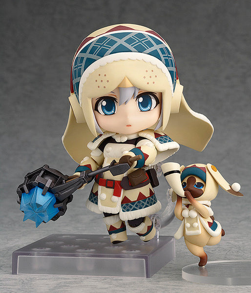 Monster Hunter 4 - Hunter - Otomo Airou - Nendoroid (#376) - Urku Armor ver., Full Action (Good Smile Company)