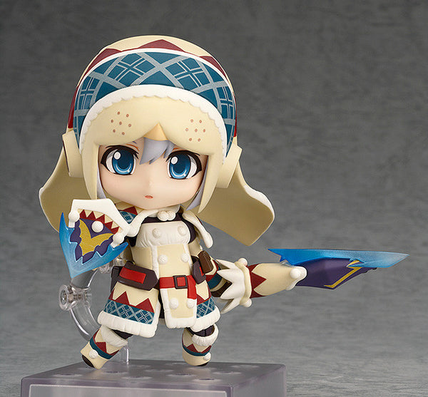 Monster Hunter 4 - Hunter - Otomo Airou - Nendoroid (#376) - Urku Armor ver., Full Action (Good Smile Company)
