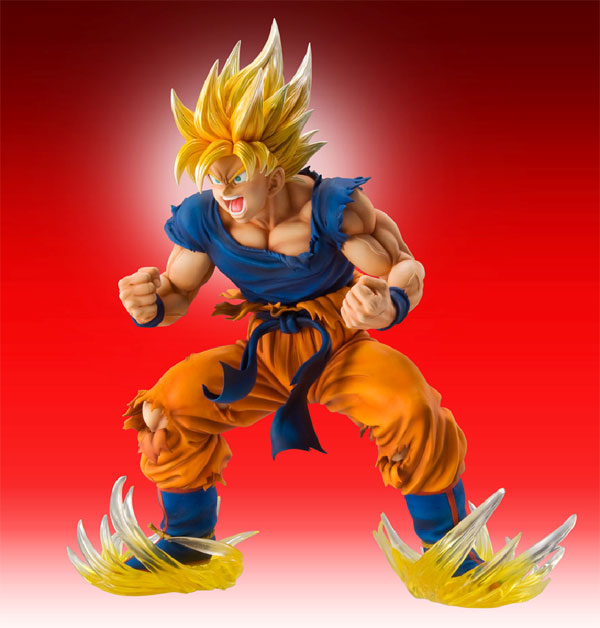  Dragon Ball Kai: 1/8 Scale Figurise Super Saiyajin Son Goku  Master Grade Model Kit : Arts, Crafts & Sewing