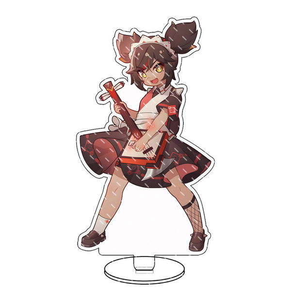 Game Genshin Impact Figure Xiao Zhongli Klee Qiqi Hutao Venti Acrylic Stand