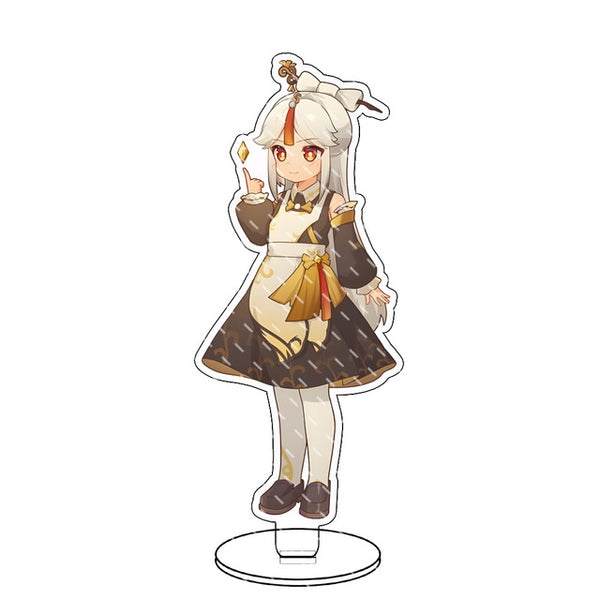 Game Genshin Impact Figure Xiao Zhongli Klee Qiqi Hutao Venti Acrylic Stand