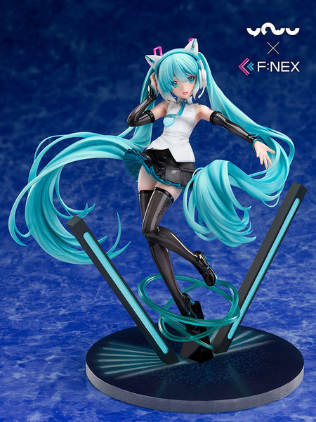 Piapro Characters - Hatsune Miku - F:Nex - 1/7 - Nekomimi Headphone Ver. (FuRyu)