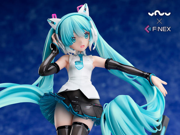 Piapro Characters - Hatsune Miku - F:Nex - 1/7 - Nekomimi Headphone Ver. (FuRyu)