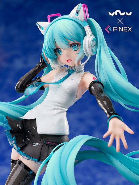 Piapro Characters - Hatsune Miku - F:Nex - 1/7 - Nekomimi Headphone Ver. (FuRyu)