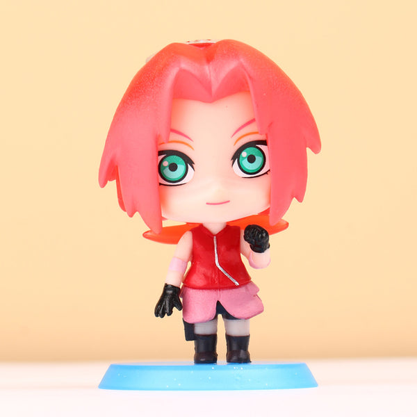 Tokoh Aksi Anime Naruto Naruto Sasuke Kakashi Itachi Mainan Model Dekorasi Ornamen Desktop Hadiah Anak Laki-laki Perempuan