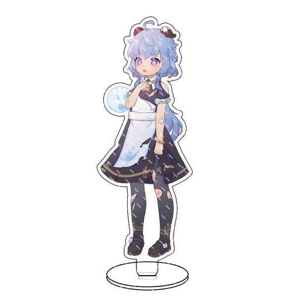 Game Genshin Impact Figure Xiao Zhongli Klee Qiqi Hutao Venti Acrylic Stand