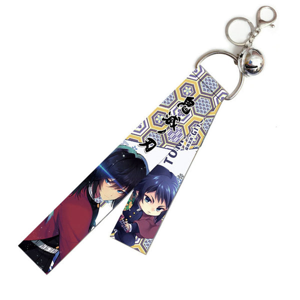 Anime Demon Slayer Lanyard Pendant Keychain