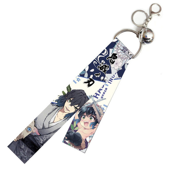 Anime Demon Slayer Lanyard Pendant Keychain