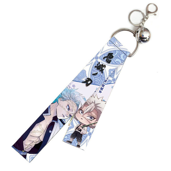 Anime Demon Slayer Lanyard Pendant Keychain