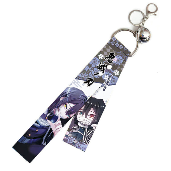 Anime Demon Slayer Lanyard Pendant Keychain